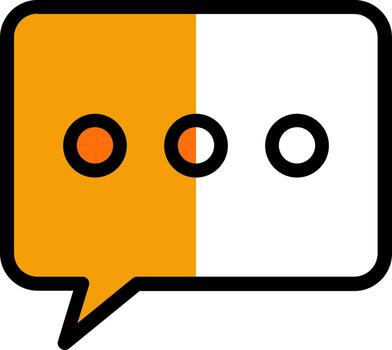 Message square Vector Icon Design