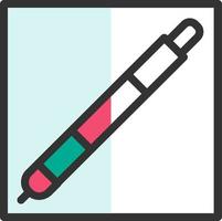 Pen Square Vector Icon Design