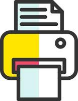 Print Vector Icon Design