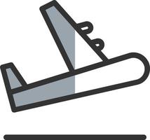Plane Departure Vector Icon Design