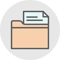 File Contract Vector Icon Design