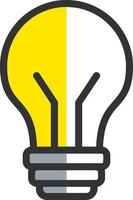 Lightbulb Vector Icon Design