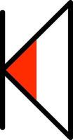 Skip Vector Icon Design