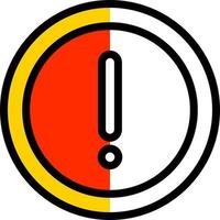 Alert Vector Icon Design