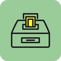 Box Tissue Vector Icon Design