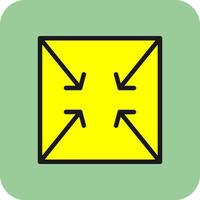 Compress Arrows Alt Vector Icon Design