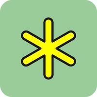 Asterisk Vector Icon Design