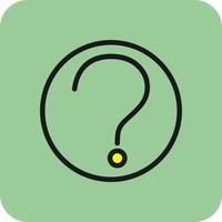 Question Circle Vector Icon Design