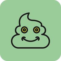 Poop Vector Icon Design