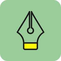 Pen Nib Vector Icon Design