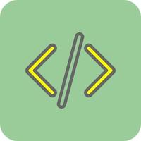 Code Vector Icon Design