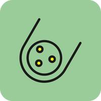 Meteor Vector Icon Design