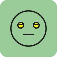 Meh Rolling Eyes Vector Icon Design