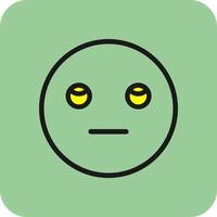 Meh Rolling Eyes Vector Icon Design