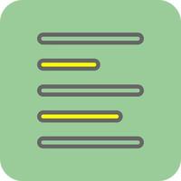 Align Vector Icon Design