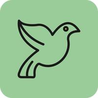 Dove Vector Icon Design