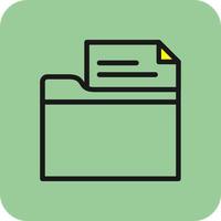 File Contract Vector Icon Design