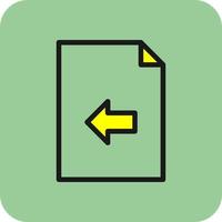 File Import Vector Icon Design