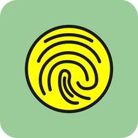 Fingerprint Vector Icon Design