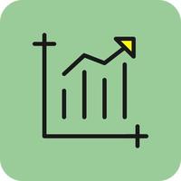 Chart Bar Vector Icon Design