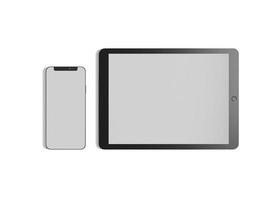 Mobile and tablet mockup photo