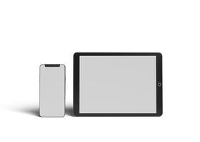 Mobile and tablet mockup photo