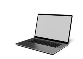 Laptop screen mockup photo