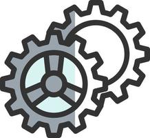 Cogs Vector Icon Design