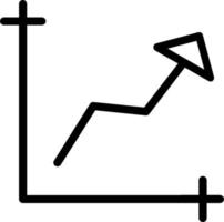 Chart Line Vector Icon Design