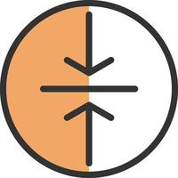 Compress Vector Icon Design