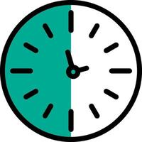 diseño de icono de vector de reloj