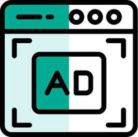 Ad Vector Icon Design