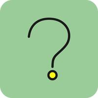 Question Vector Icon Design