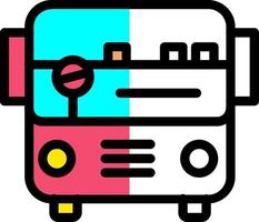 Bus Alt Vector Icon Design