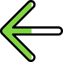 Arrow Left Vector Icon Design