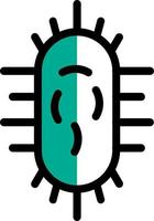 Bacteria Vector Icon Design