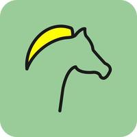 Horse Head Vector Icon Design