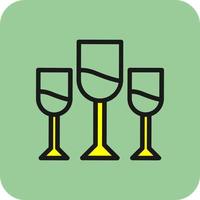 Glasses Vector Icon Design