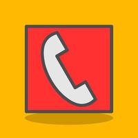Phone Square Vector Icon Design