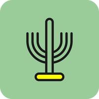 Menorah Vector Icon Design