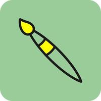 Paint Brush Vector Icon Design