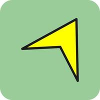 Location Arrow Vector Icon Design