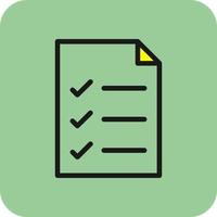 List Vector Icon Design