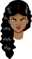 Black woman png graphic clipart design