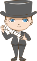 Magician png graphic clipart design