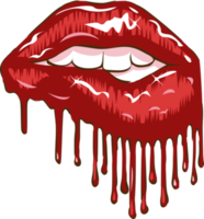 tropft Lippen png Grafik Clip Art Design