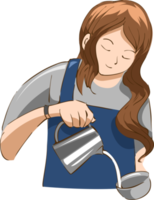 barista png gráfico clipart Projeto