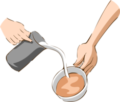 barista PNG grafisch clip art ontwerp