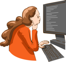 Software engineer png graphic clipart design