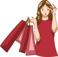 shopping png graphic clipart design